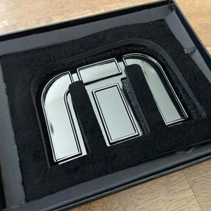 Travis Mathew Chrome Belt Buckle